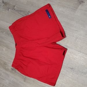 Vintage Speedo red cotton athletic shorts men size XL